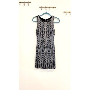 Sequined fitted dress